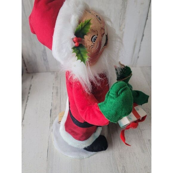 Annalee 1989 AS IS santa claus 16" large toy sack bag Xmas figure - Picture 13 of 16